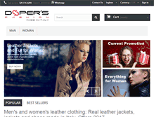 Tablet Screenshot of dopers.it